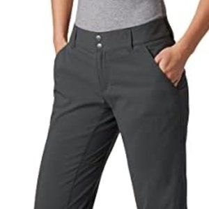 Columbia Convertible Women's Saturday Trail Stretch Pant 6 R RUNS Smaller Grey